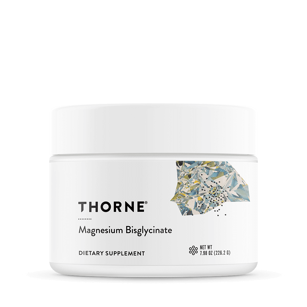 Thorne Magnesium Bisglycinate powder, 226.2 g container, official product image