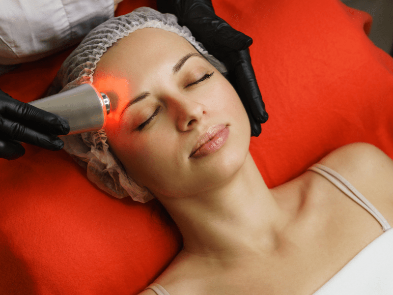 Red light therapy can improve skin texture by promoting collagen synthesis 
