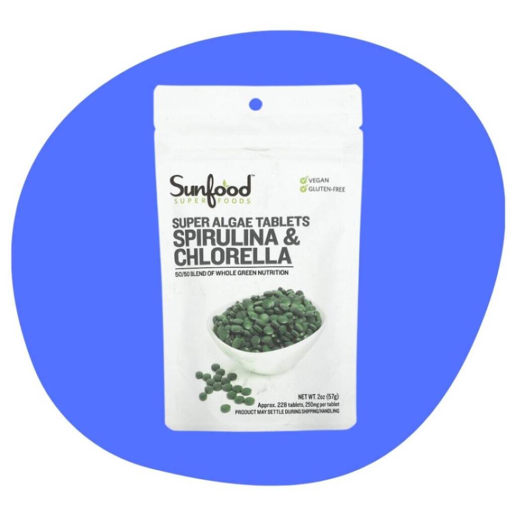 Sunfood’s Spirulina & Chlorella Super Algae Tablets